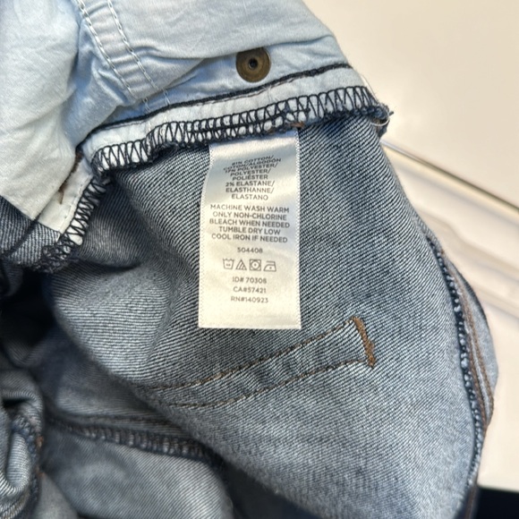 Loft Outlet Curvy Skinny Jeans Dark Wash Size 12 - Picture 10 of 13